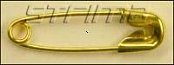 Der Schaltstift, vergoldet, Länge 19 mm (Kasten 1000 PC)