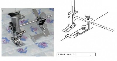 Fuß mit einstellbarem Draht Janome