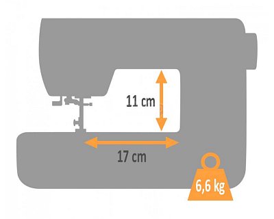 JANOME DM7200 + zusätzliche Tabelle - Versandkosten