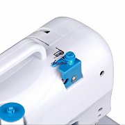 Lucznik Mini Blue Nähmaschine  Nähmaschine für Kinder inklusive Fingerschutz