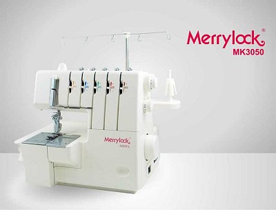 Overlock + Coverlock Merrylock MK3050CL + KOSTENLOSES Set mit 6 Füßen