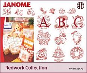 Programm für JANOME Stickerei Redwork Sammlung