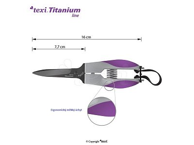 Texi TITAN Ti613 Bastelschere / Handflächen