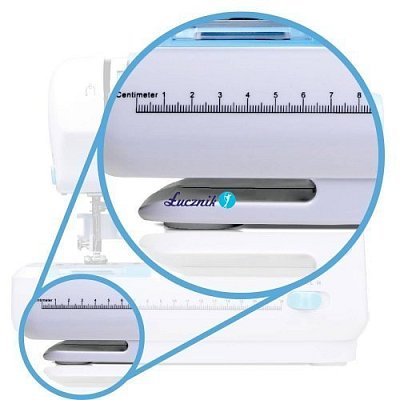 Lucznik Mini Blue Nähmaschine  Nähmaschine für Kinder + KOSTENLOSES Geschenk – Nähset
